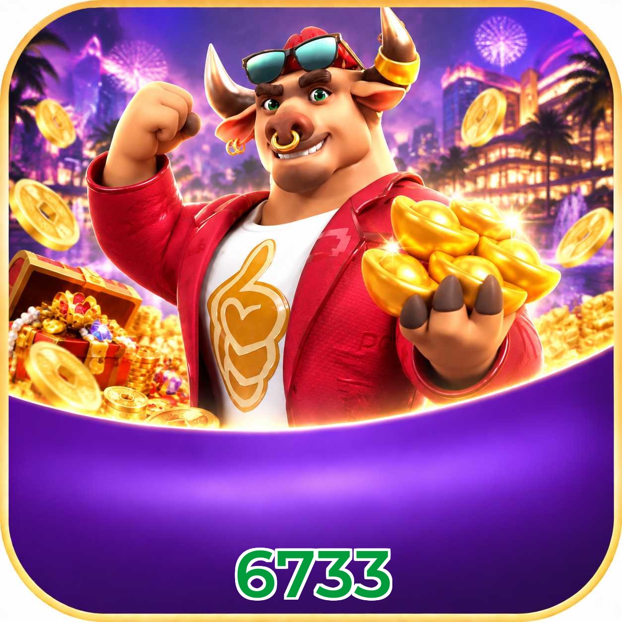 6733