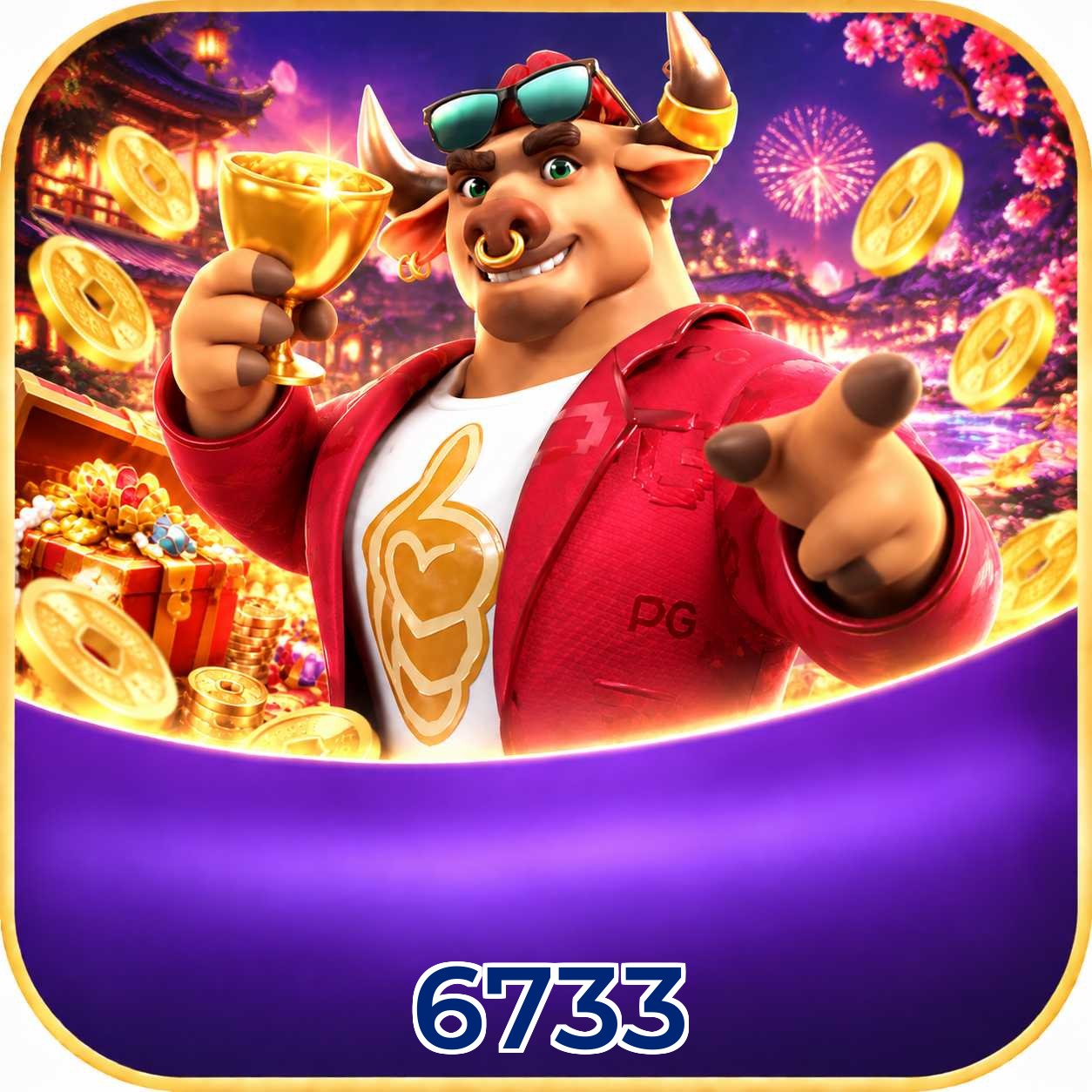 6733
